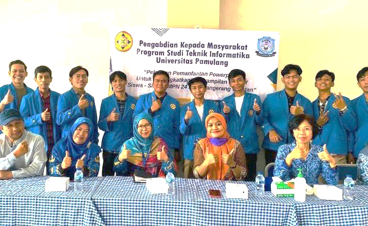 Pengabdian Kepada Masyarakat: Pelatihan PowerPoint oleh Mahasiswa Unpam di Tangerang Selatan
